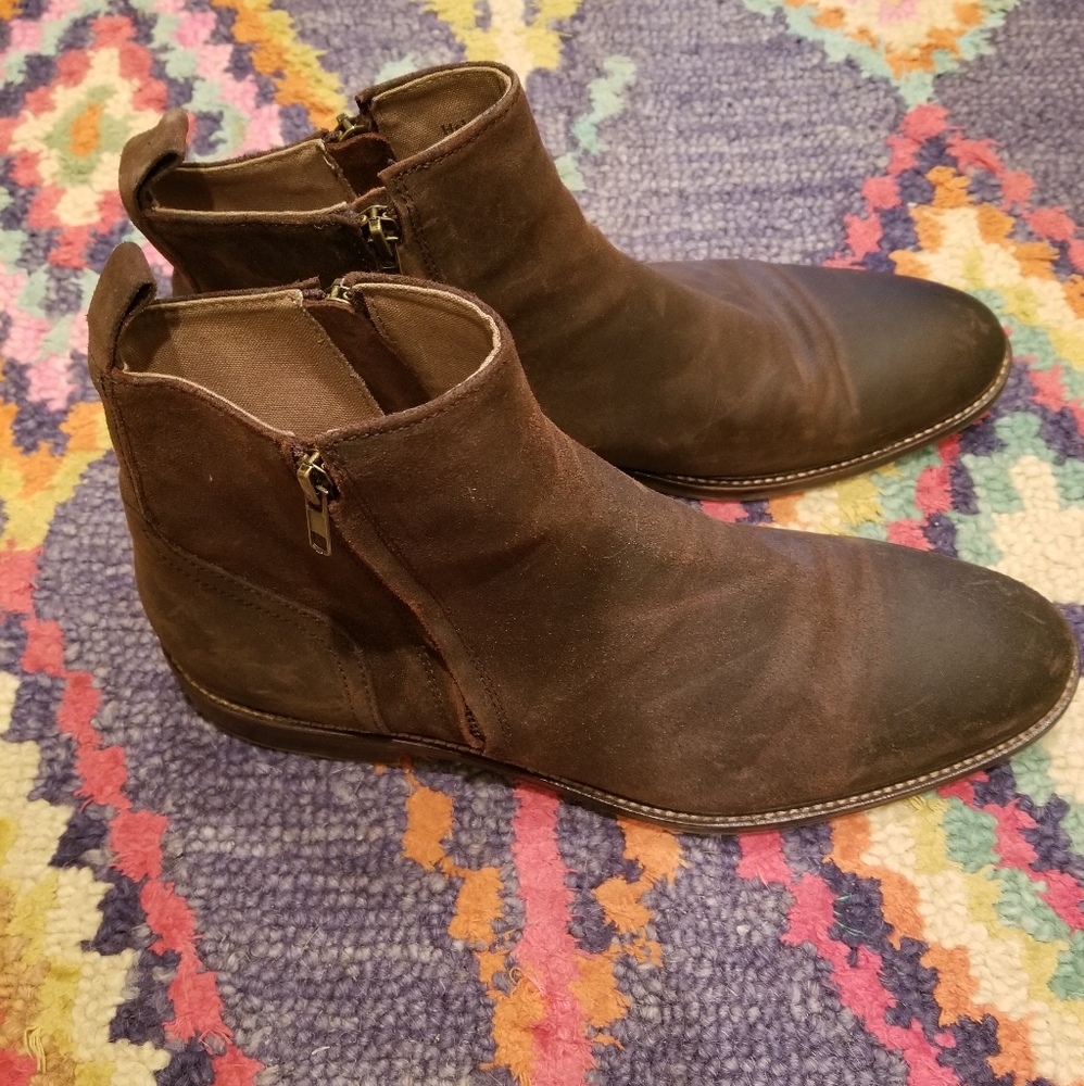 NWOT Aston Grey Helani brown suede